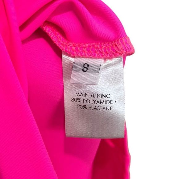 NEW Alex Perry Orin Knot Front Corset Sleeveless Bodycon Mini Dress Pink Size 4 - Picture 11 of 13